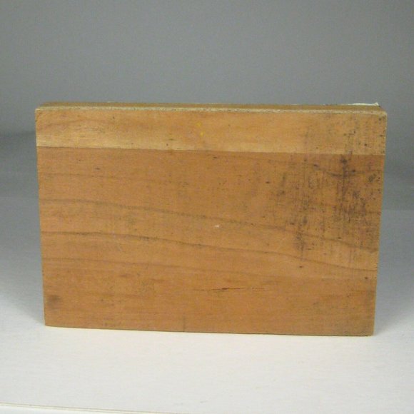 Mountain Landscape Linocut Linoleum Printing Wood Block Stamp Handmade 4 x 6 In - Picture 3 of 3